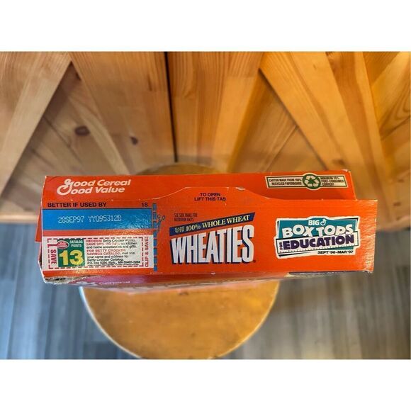 1996 Wheaties Box Joe Namath Jets  Super Bowl III Replays Hologram - Picture 6 of 7